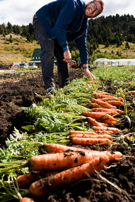 Bozeman Family Photography Gallatin Valley Botanical Farm Carrots